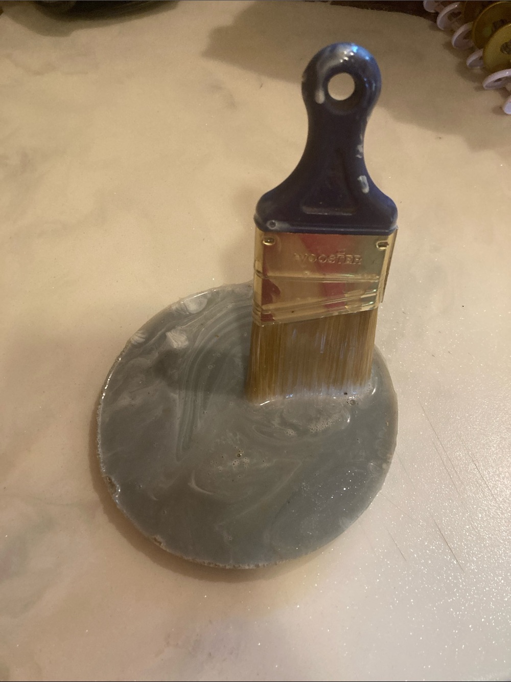 3/$10 BUNDLE SALE.
Paint brush trinket tray